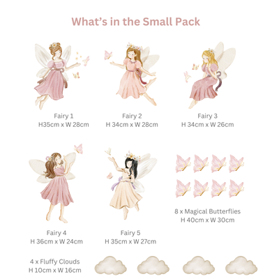 Watercolour Fairies Small Pack