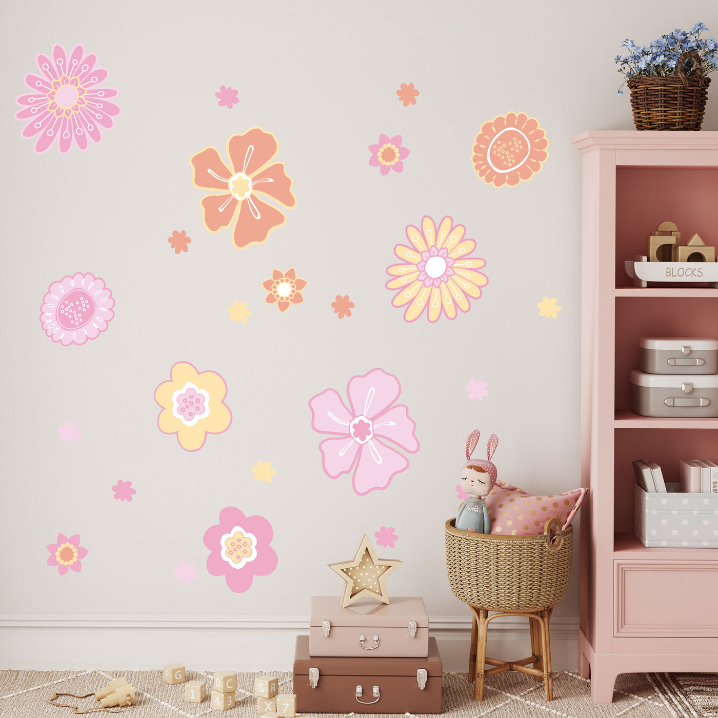Bloom Flower Wall Stickers