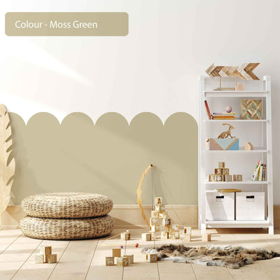 Scallop Wall Decals Earth Colours 10 Colourways - Jack Harry and Ollie