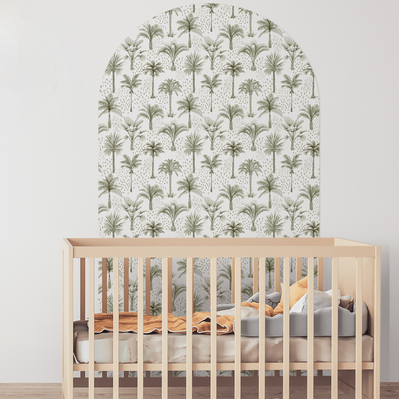 Boho Palm Tree Arch Wall Decal - Jack Harry and Ollie