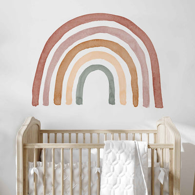 Boho Rainbow Neutral Wall Decal - Jack Harry and Ollie