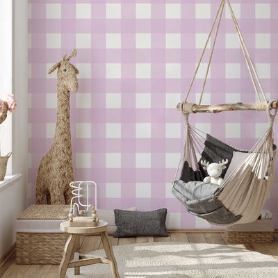 Gingham Wallpaper - Jack Harry and Ollie