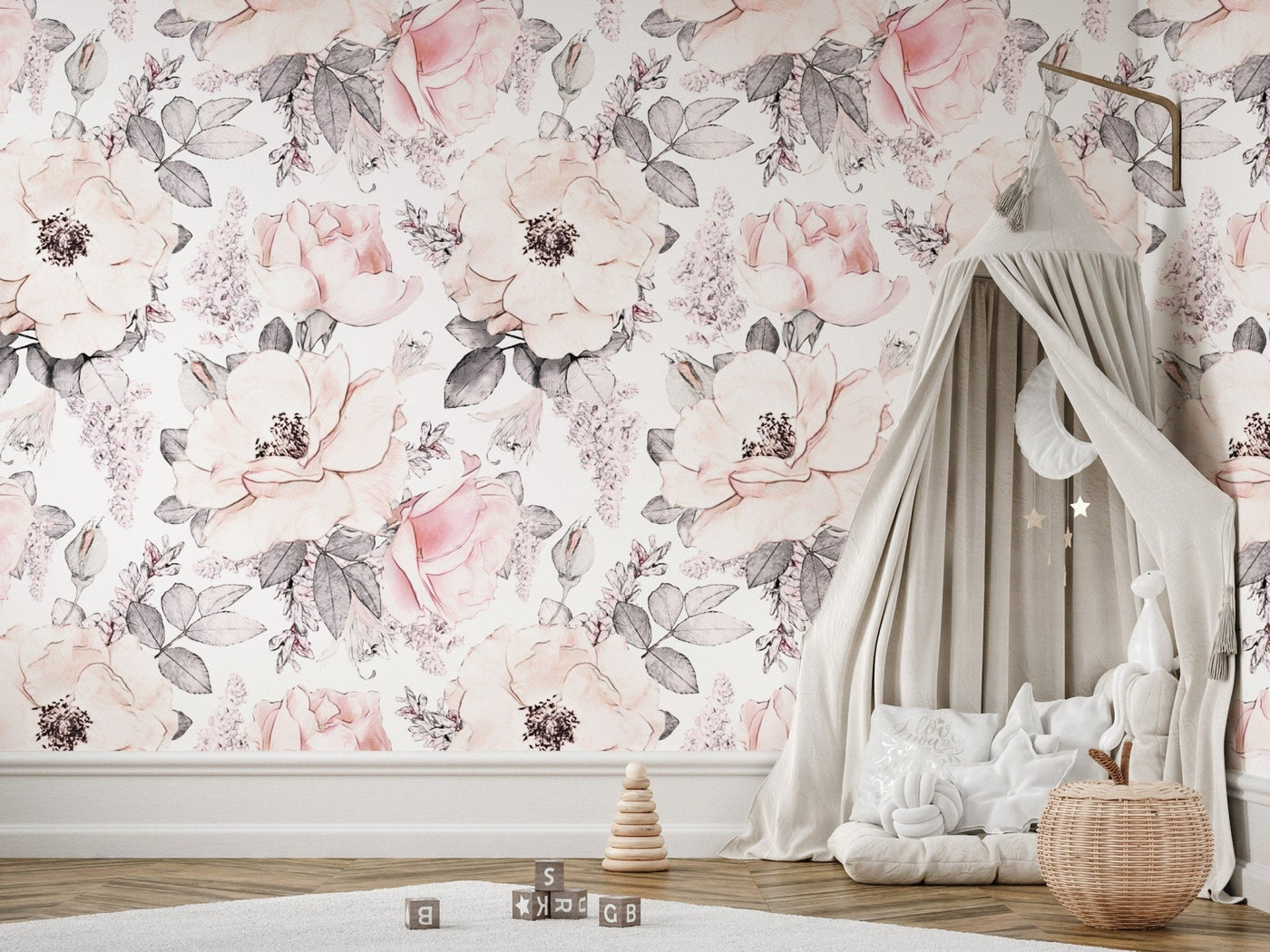 Elise Floral Wallpaper - Jack Harry and Ollie