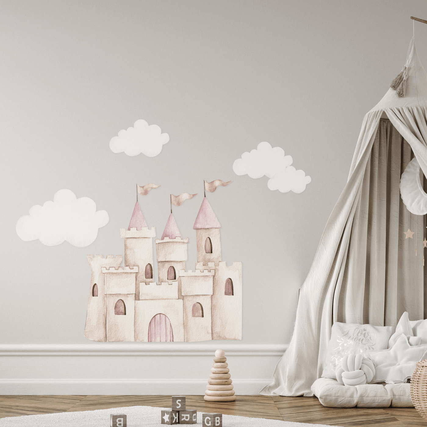 Fairy Castle Wall Decal - Jack Harry and Ollie