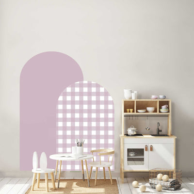 Gingham Arch Wall Decals 2 Arches - Jack Harry and Ollie