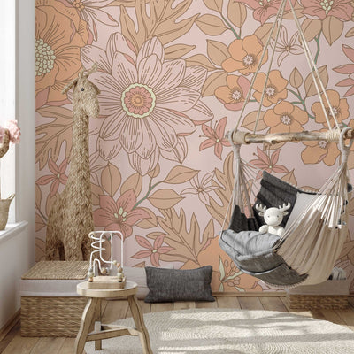 Little Boho Meadow Wallpaper - Jack Harry and Ollie