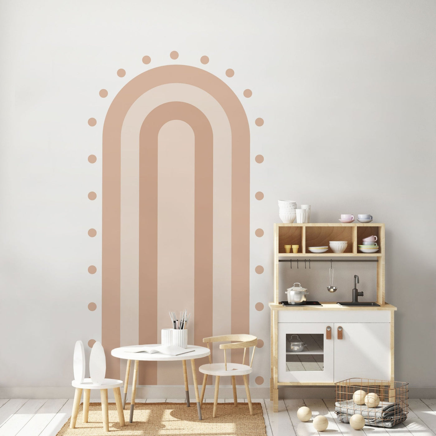 Rainbow Boho Arch Wall Decals - Jack Harry and Ollie