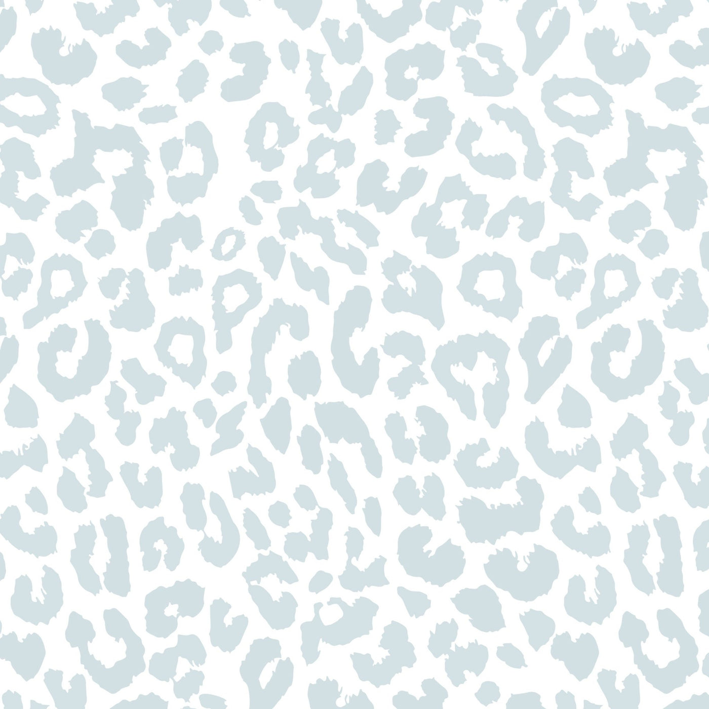 Safari Leopard Soft Blue Wallpaper - Jack Harry and Ollie