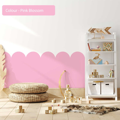 Pink Scallop Wall Decals - Jack Harry and Ollie