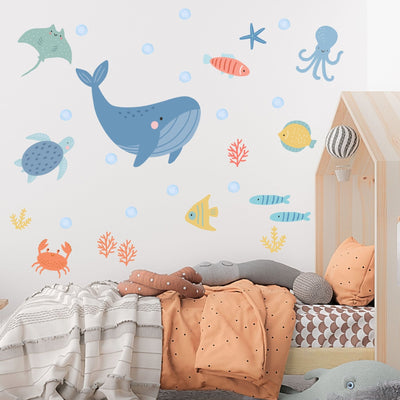 Under The Sea Wall Decals - Jack Harry and Ollie